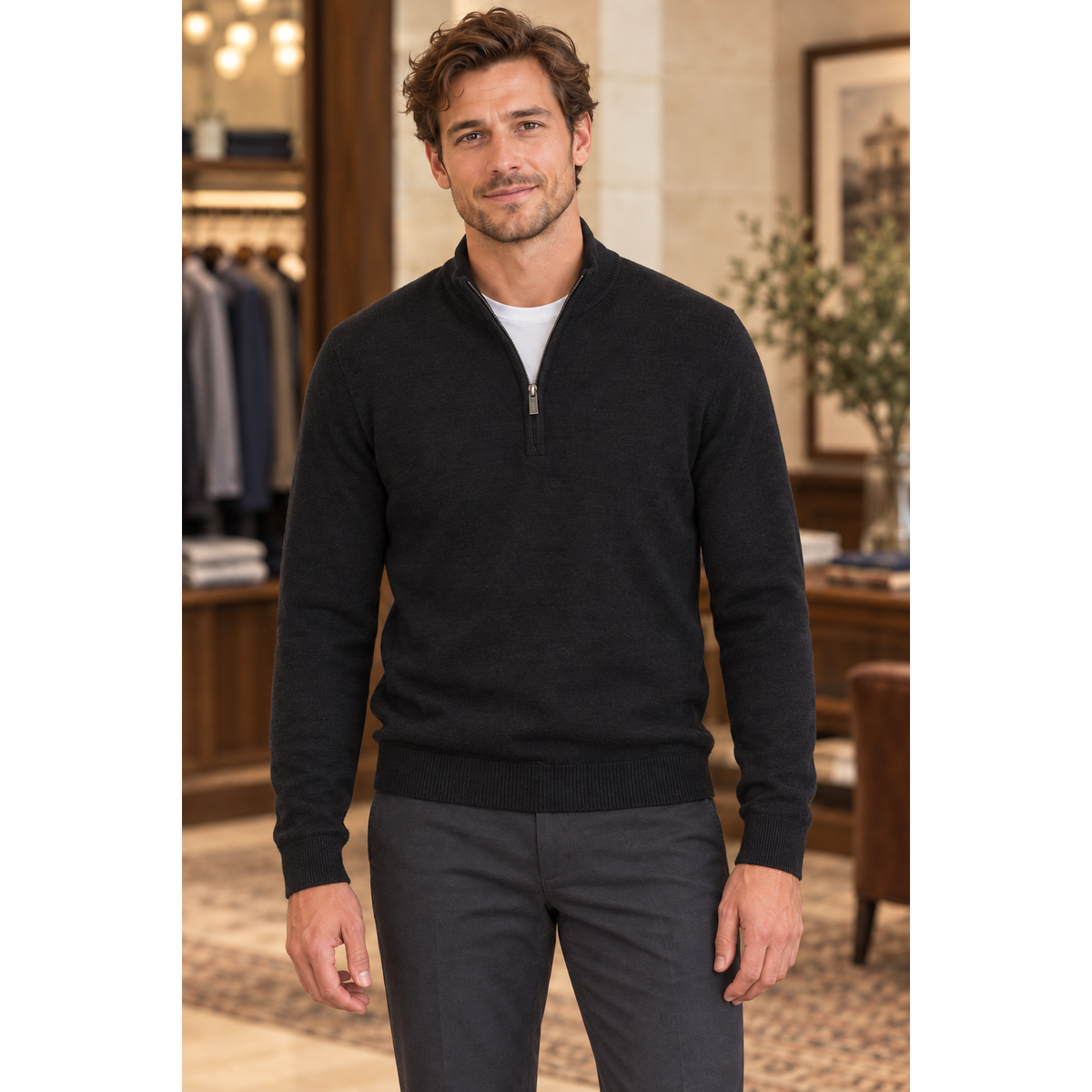 Tempo Quarter-Zip Sweater