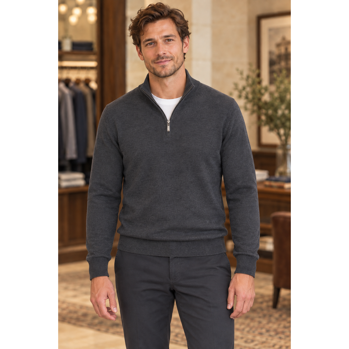 Tempo Quarter-Zip Sweater