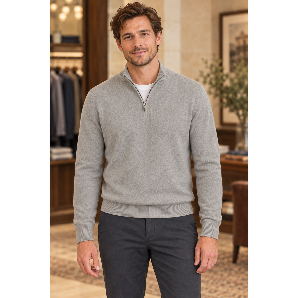 Tempo Quarter-Zip Sweater