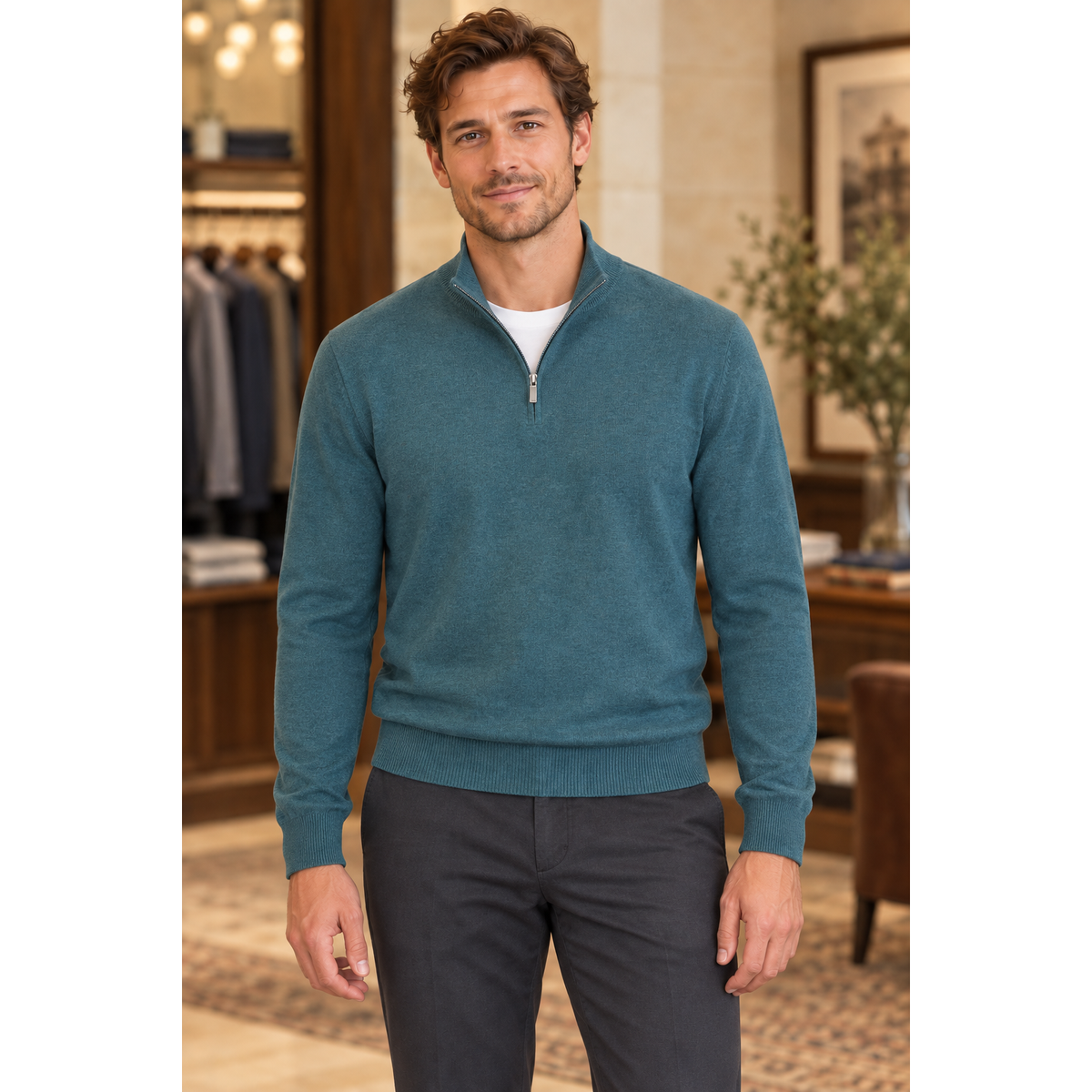 Tempo Quarter-Zip Sweater