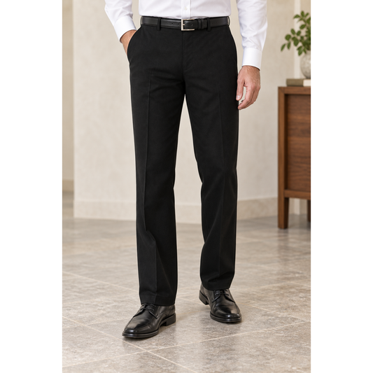 Tempo Wool Blend Stretch Dress Slacks